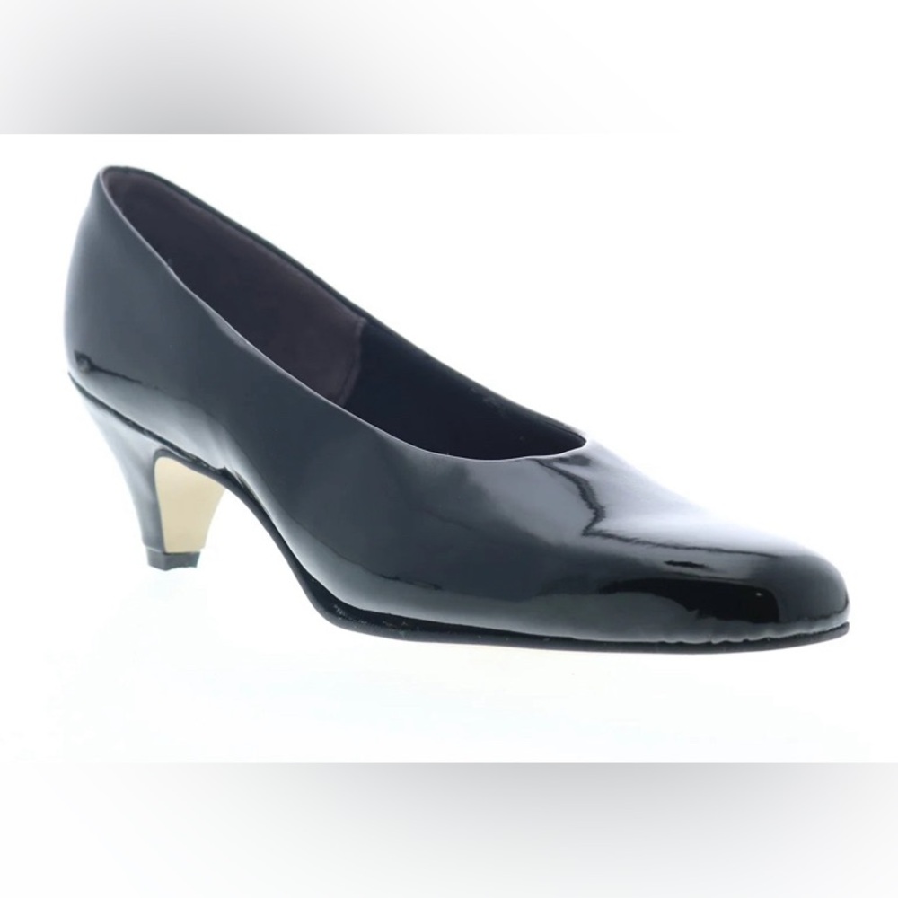 Capps Angel HI Uniform Pump 90120 Womens Black Synthetic Pumps Heels Shoes 9 N